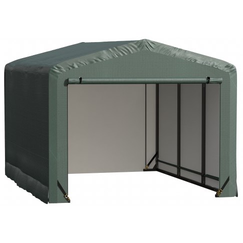 ShelterTube Wind and Snow-Load Rated Garage, 10x14x8 Green