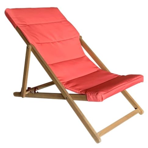 Deck chair-coral