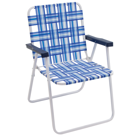 Chaise Web Bleu/blanc