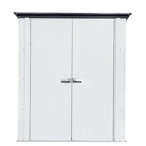 Spacemaker Patio Shed, 5x3, Flute Grey and Anthracite
