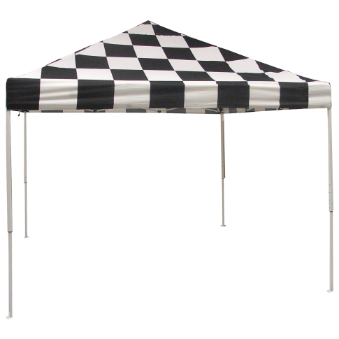 Pop-Up Canopy HD - Straight Leg 10 x 10 ft. Checkered Flag