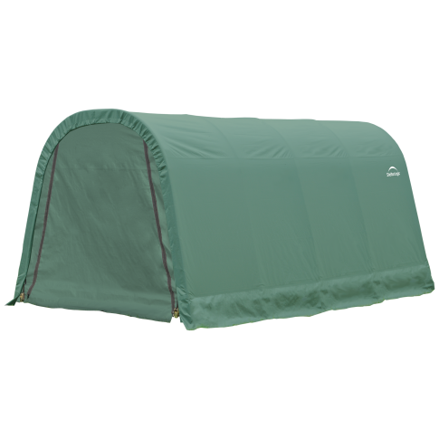 ShelterCoat 10 x 16 ft. Wind and Snow Rated Garage Round Green STD