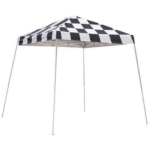 Pop-Up Canopy HD - Slant Leg 8 x 8 ft. Checkered Flag