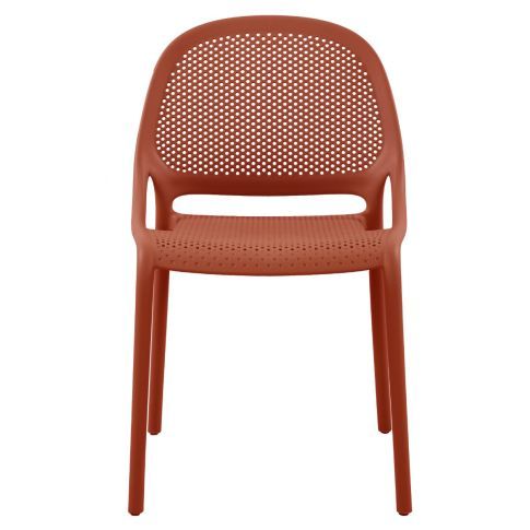 Corriveau Chaise à dîner sans accoudoirs Summer corail (4 chaises/boîte)