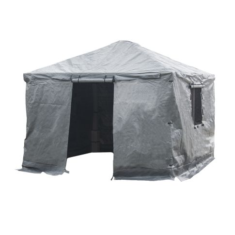 Sojag Grey Universal Winter Cover for Gazebos, 10 ft. x 16 ft., Gazebo Accessories