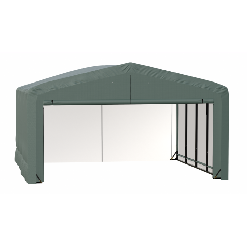 ShelterTube Wind and Snow-Load Rated Garage, 20x18x12 Green