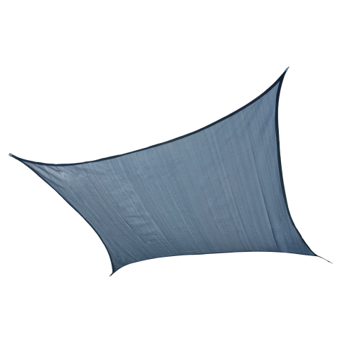 Shade Sail Square - Heavyweight (Attachment point/pole not included) 16 x 16 ft. Sea Blue