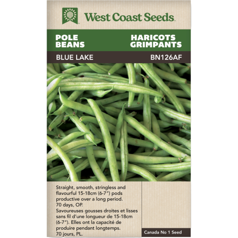 Blue Lake Poteau Haricots Légumes Graines - West Coast Seeds