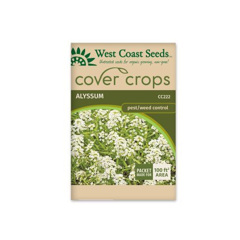 Sweet Alyssum Seeds Soil Builders Vegetable Seeds - West Coast Seeds - CC222A