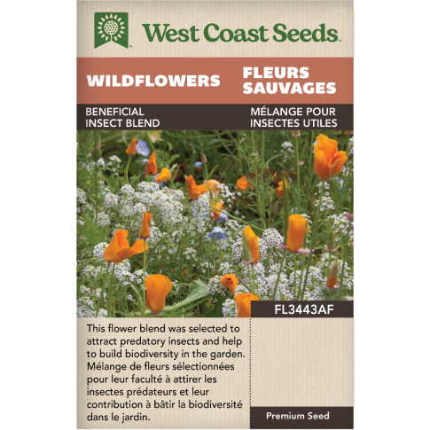 Beneficial Insect Blend Blend Wildflowers Flowers Seeds - West Coast Seeds