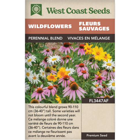 Perennial Mix Blend Wildflowers Flowers Seeds - West Coast Seeds