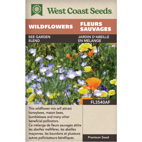 Bee Garden Blend Blend Wildflowers Flowers Seeds - West Coast Seeds