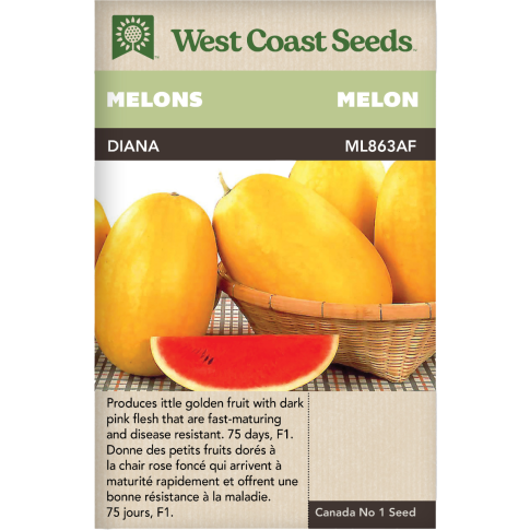 Diana Pastèque Melons Légumes Graines - West Coast Seeds