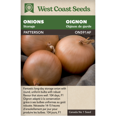 Patterson F1 (Coated) Sweet Onions Vegetables Seeds - West Coast Seeds