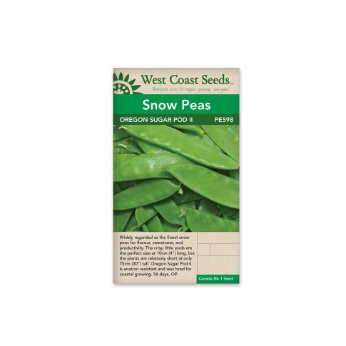 Oregon Sugar Pod 2 Snow Peas Vegetable Seeds - West Coast Seeds - PE598A