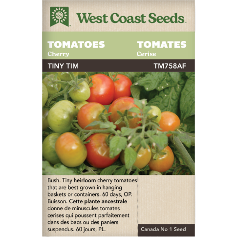 Tiny Tim Cerise Tomates Légumes Graines - West Coast Seeds