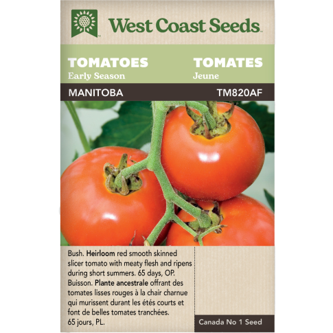 Manitoba Early Tomatoes Vegetables Seeds - West Coast Seeds