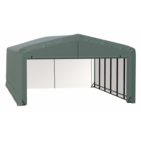 ShelterTube Wind and Snow-Load Rated Garage, 20x27x12 Green