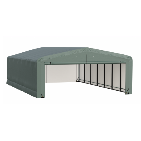 ShelterTube Wind and Snow-Load Rated Garage, 20x32x10 Green