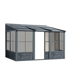Gazebo Penguin Florence Add-A-Room with Metal Roof 8 Ft. x 12 Ft. in Slate