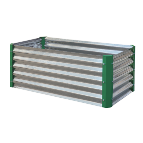 Miracle-Gro®  2 X 4 X 2 Ft Galvanized Green Raised Garden Bed