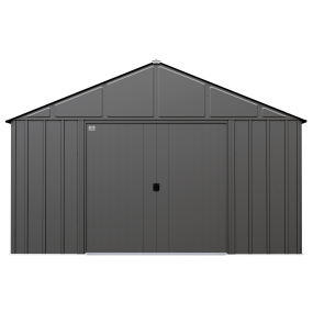 Arrow Classic Metal Shed, 12 x 14, Charcoal