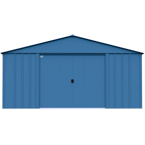 Arrow Classic Metal Shed, 14 x 17, Blue Grey