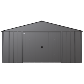 Arrow Classic Metal Shed, 14 x 17, Charcoal