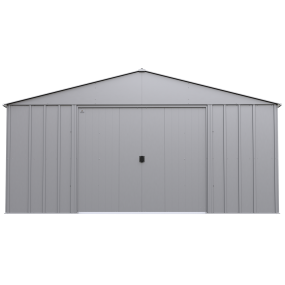 Arrow Classic Metal Shed, 14 x 17, Flute Grey