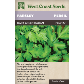 Dark Green Italian Plain Parsley Herbs Seeds - West Coast Seeds