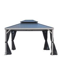 Gazebo Penguin Yosemite 10x12 double steel roof gazebo aluminum posts