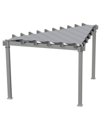 Sojag Lima Grey 10 x 10 ft. Rustproof Aluminum Frame Pergola