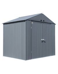 Abri de rangement en acier Arrow Elite, 8x6 pi, anthracite