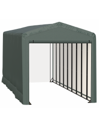 ShelterLogic ShelterTube Wind and Snow-Load Rated Garage, 14x40x16 Green