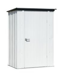 Arrow Spacemaker Patio Shed, 4x3, Flute Grey and Anthracite