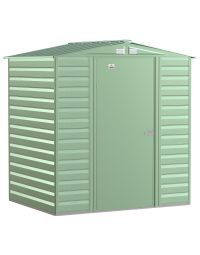 Arrow Select Steel Storage Shed, 6x5, Sage Green