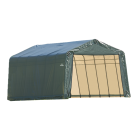 ShelterCoat 12 x 28 x 8 ft. Garage Peak Green STD