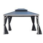Gazebo Penguin Yosemite 10x12 双层钢屋顶凉亭 铝制立柱