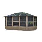 Gazebo Penguin Florence阳光房 12英尺 x 15英尺 沙色