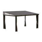 Sojag Portland Wall Gazebo 10 x 14 ft - Brown