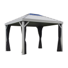 Sojag Skylight 10 ft. x 12 ft. Gazebo Light Grey