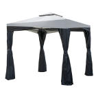 Gazébo Sojag Malta 8 x 8 x 8,6 pi gris
