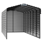 Steel Carport With 3 Wall Kits, 10X29X09, Eggshell