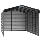 Abri d'auto en acier avec 3 parois, 12x24x09