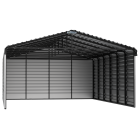 Steel Carport With 3 Wall Kits, 20X29X09