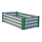 Jardin surélevé Miracle-Gro® 2 x 4 x 1 pi en acier galvanisé vert