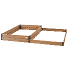 Miracle-Gro® Wood 4 x 8 ft. 2-tier Raised Garden Bed