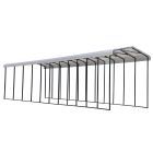 Arrow Carport, 14 ft. x 51 ft. x 14 ft. Eggshell