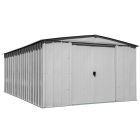 Arrow Classic Steel Storage Shed, 10x14, Gris pâle