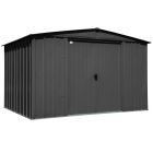 Arrow Classic Steel Storage Shed, 10x8, Charcoal